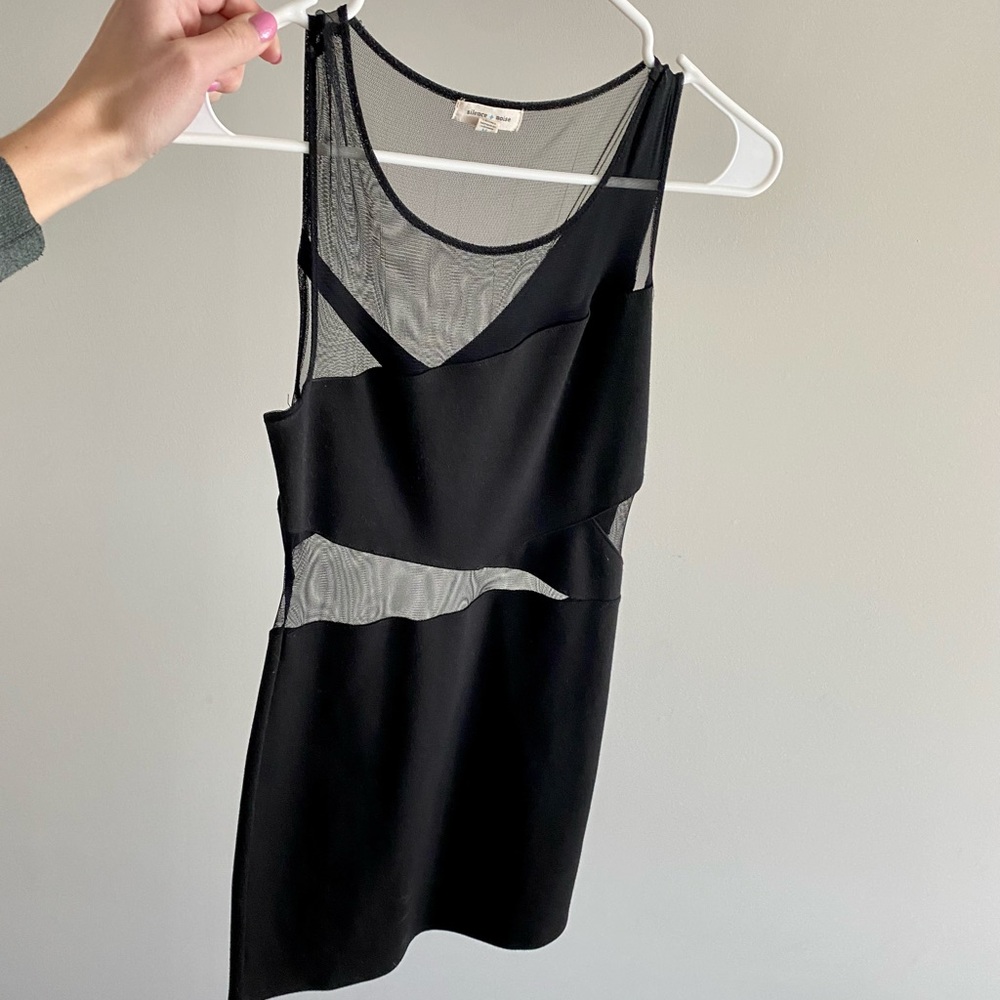 Silence + Noise Black Minidress
